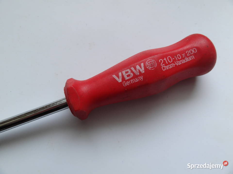 Wkrętakśrubokręt płaski długi 200 x 10 mm fmy Szczecin