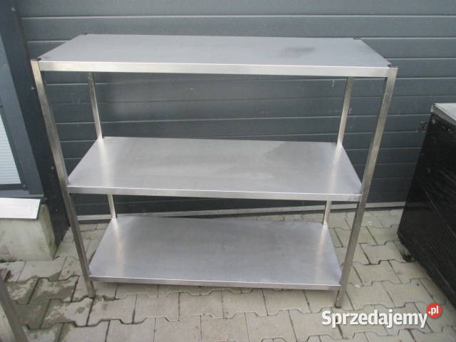 Solidny Regał Gastronomiczny Stal Nierdz 3 Półki wielkopolskie Ostrów Wielkopolski