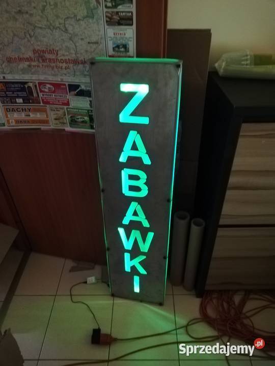 Tablica reklamowa ZABAWKI podświetlana Krasnystaw