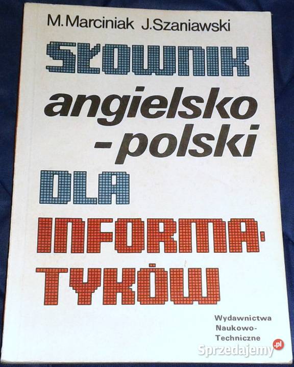 Słownik angielsko polski informatyków M lubelskie Chełm
