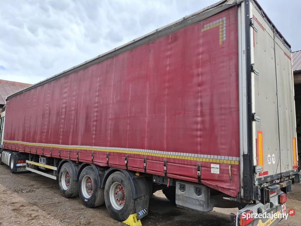 Naczepa firanka fruehauf osie sobie 2003 40kg Krzywda