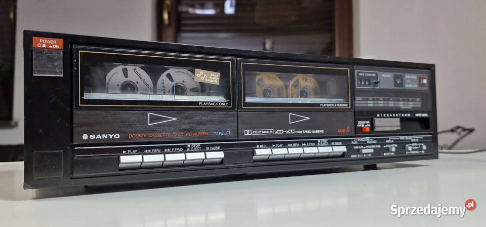 SANYO RD W 566 H magnetofon cassette deck Międzychód