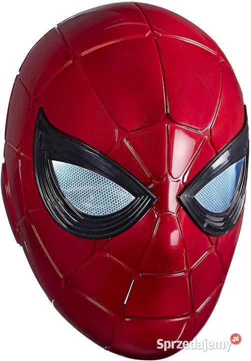 Hełm Iron Spiderman Czarna Seria Światło LED sprzedam