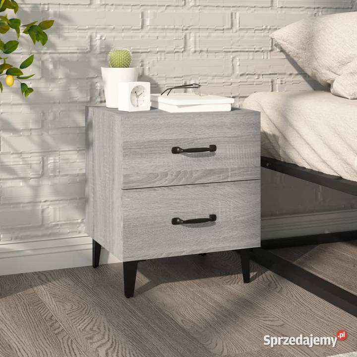 Szafka nocna szary dąb sonoma 40x35x475 WM817293