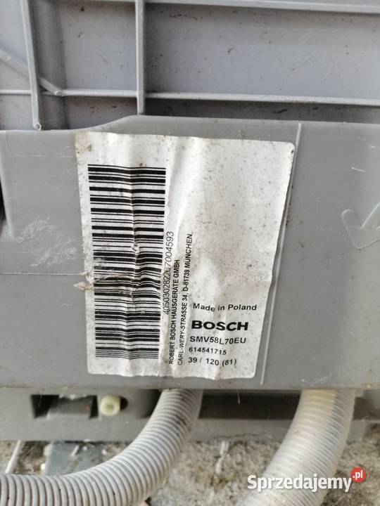 Zmywarka do zabudowy pełnej BOSCH SPV69T50EU Poddębice