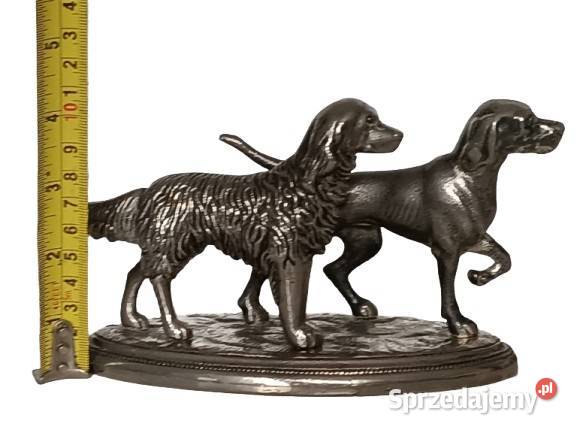 Para Psów Myśliwskich figurka metal podkarpackie Rzeszów