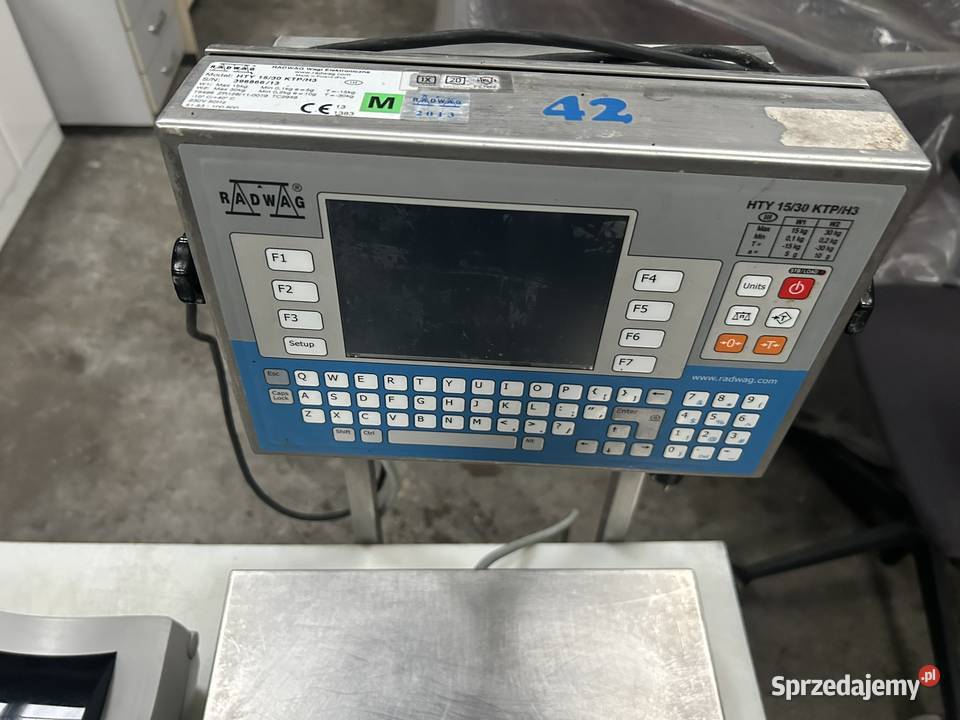 Waga platformowa RADWAG HTY 1530 KTP H3 Głogówko sprzedam