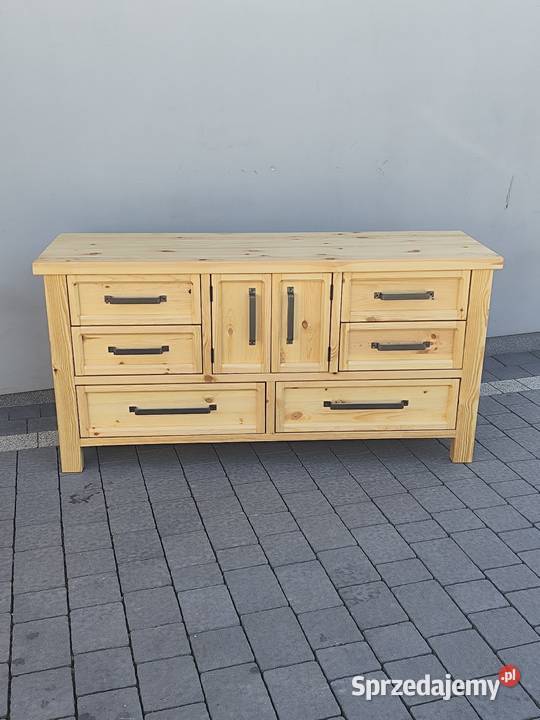 Komoda drewniana 150x48x75 Naturalne drewno Zduńska Wola