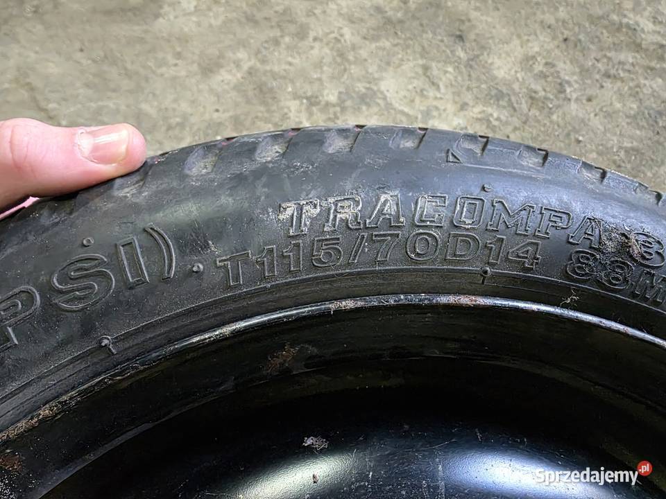 Koło dojazdowe toyota yaris Warka