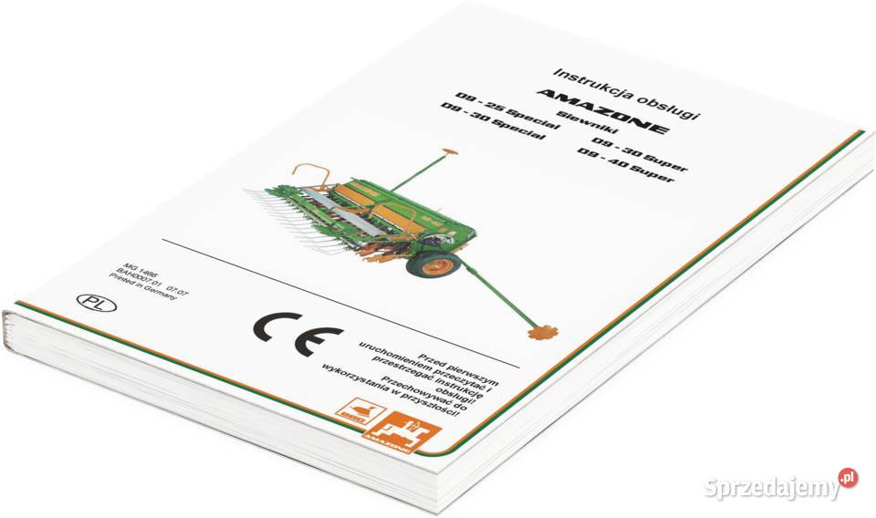 Amazone Amaco Instrukcja katalog Szamotuły