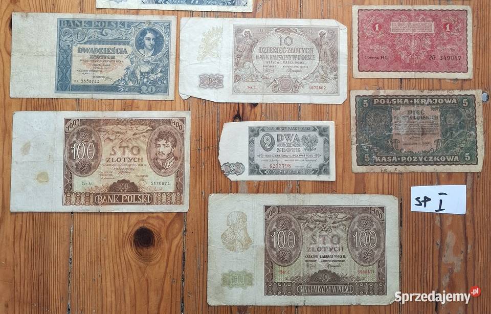 Zestaw Banknotów x11 Stara Polska SPI Gliwice