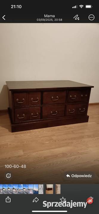 Komoda drewniana 48cm Wrocław sprzedam
