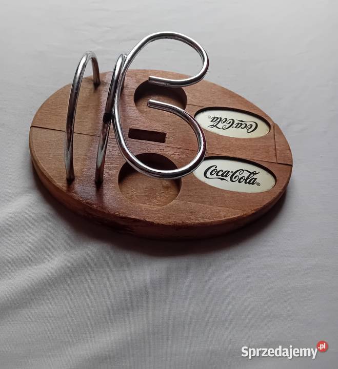 Reklamowy przyprawnik z serwetnikiem Coca Cola Koźminek