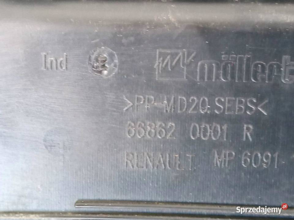 PODSZYBIE PLASTIKOWE EU 668620001R Renault