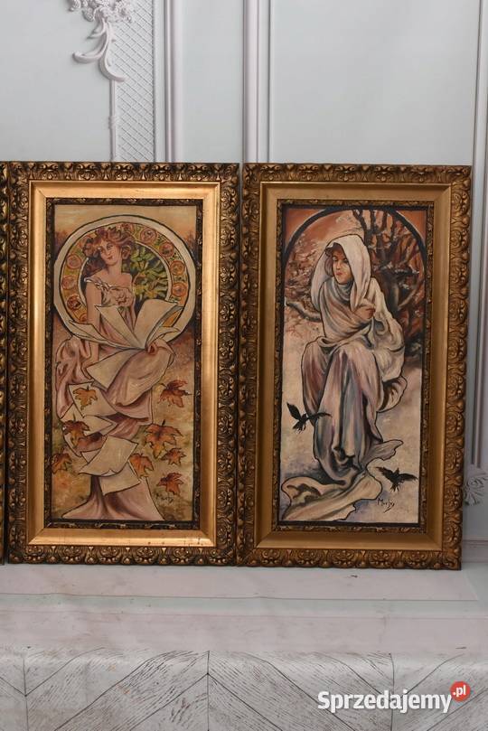 Alfons Mucha Cztery Pory Roku Kobiety Obraz Kraków