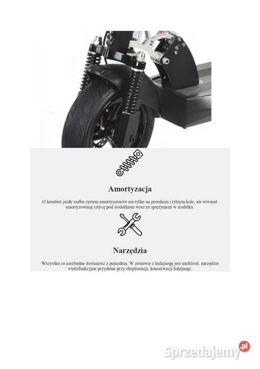 Hulajnoga Elektryczna TOMINI H06C składana sprzedam