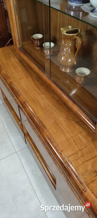 Ekskluzywna serwantka witryna art deco Łagów