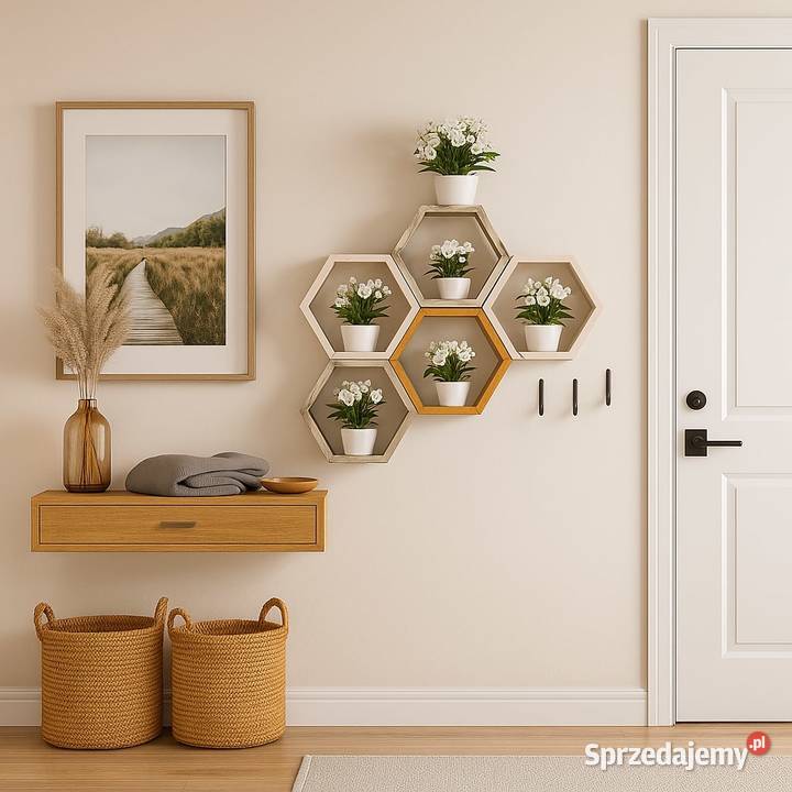 Pólki drewniane plaster miodu 9.5cm