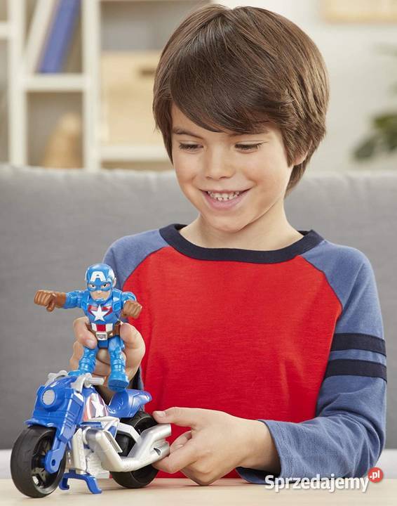 Figurka Kapitan Ameryka Motocykl Pojazd AVENGERS Figurki Mogilany