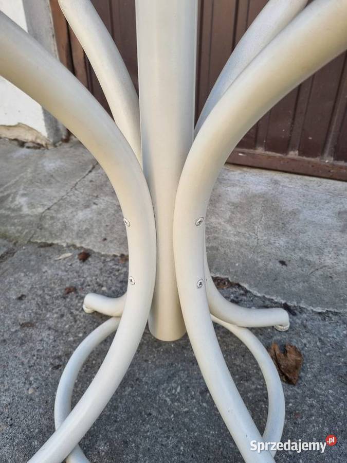 Wieszak stojący na ubrania biały 12 haczyków 60cm Płock sprzedam