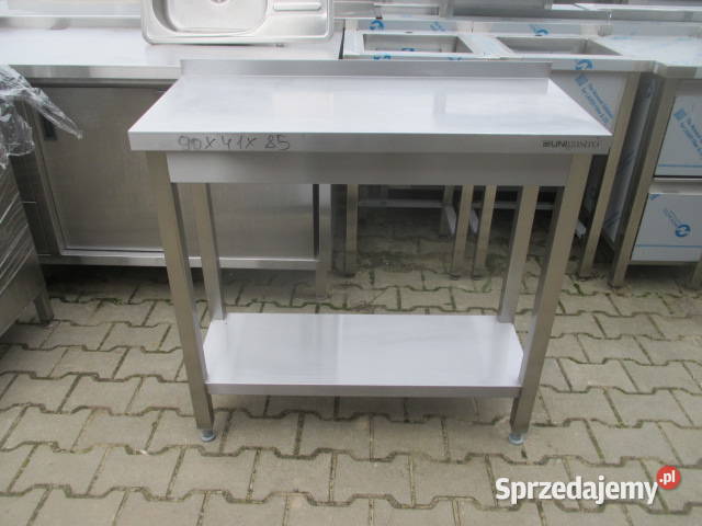 Stół Gastronomiczny Z Półką 904185 Stal Ostrów Wielkopolski