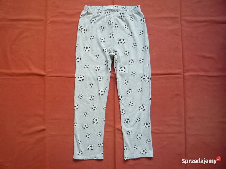 Sinsay 128134 Spodnie piżamy Szare piłka nożna Szczecin sprzedam