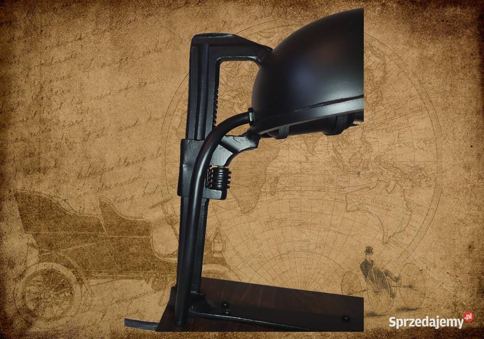 Autorska lampa LOFT unikat LoveLoft czarny