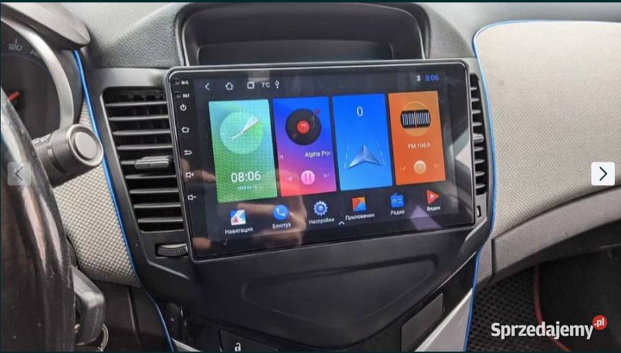 Radio 2din Android Chevrolet Cruze 20092014r gps Ożarowice