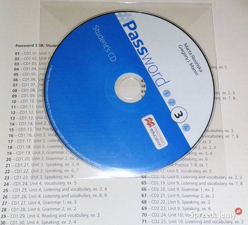Password 3 Students Books M Rosinska G J Manin Chełm