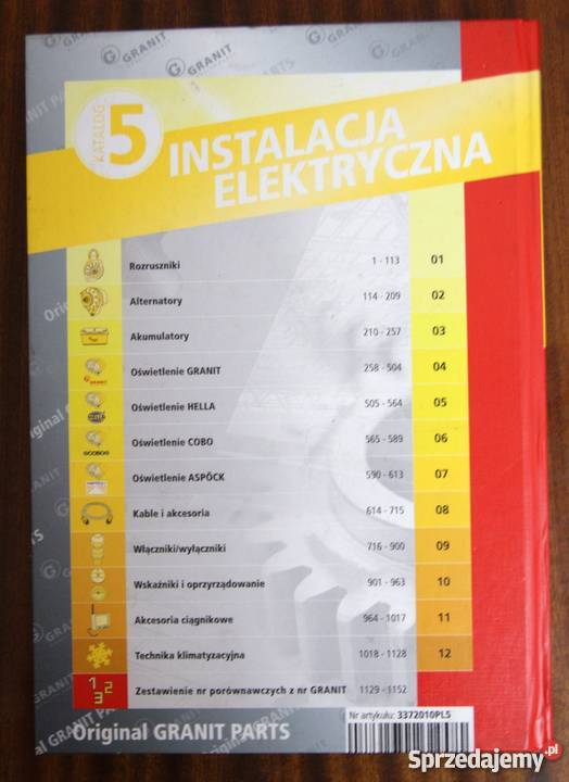  Katalog Granit  Parts instalacja elektryczna nr 5 2010 