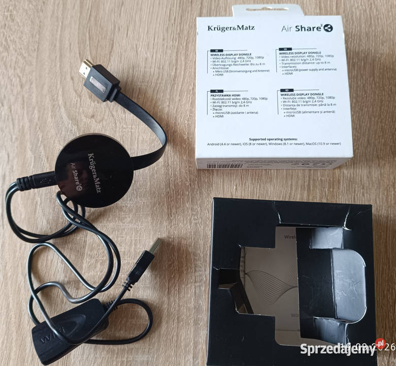Wireless Display Dongle Air Share marki podkarpackie Zarszyn
