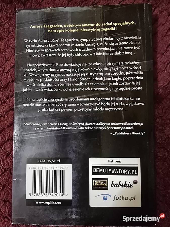 Kości niezgody Charlaine Harris małopolskie Kraków sprzedam