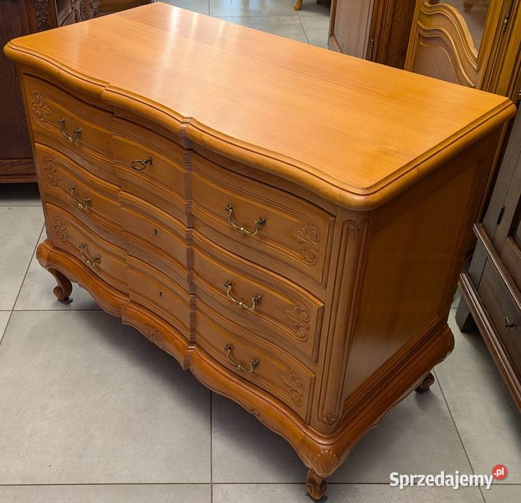 Piękna komoda ludwikowska czereśniasklep Dąbrowa Dąbrowa Górnicza