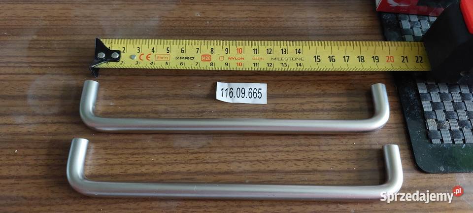 Uchwyt meblowy 192mm stalowy szczotkowany 100 Włocławek