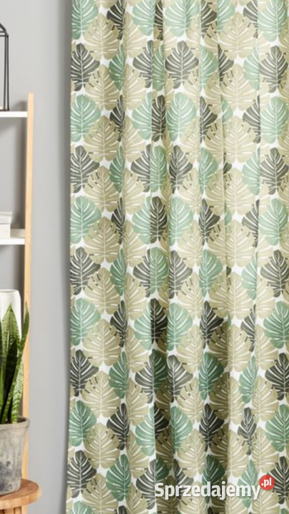 Zasłony liście monstery monstera filodendron Trzebinia