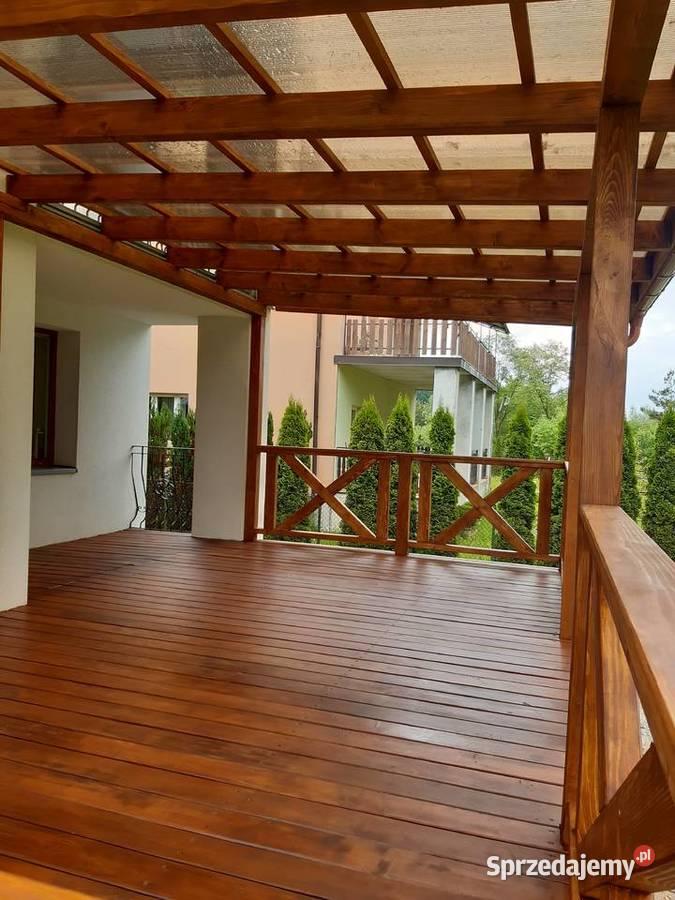 Taras przydomowy Z15 taras Zadaszenie tarasu Architektura ogrodowa