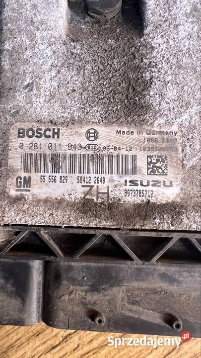 Komputer silnika opel0281011943 osobowe wielkopolskie Margonin