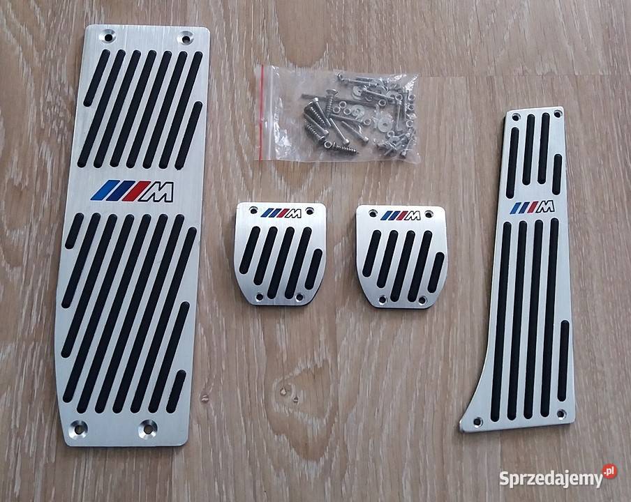 Nakładki na pedały aluminiowe logo M BMW E46 E90 mazowieckie Kobyłka