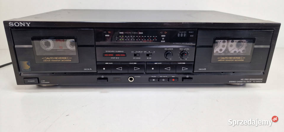 Magnetofon catette deck SONY TC WR 570 TCWR570 Magnetofony sprzedam