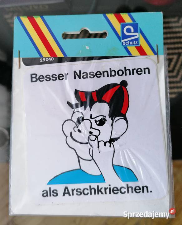 ŚMIESZNA NAKLEJKABESSER NASENBOHREN ALS Czasopisma Łódź