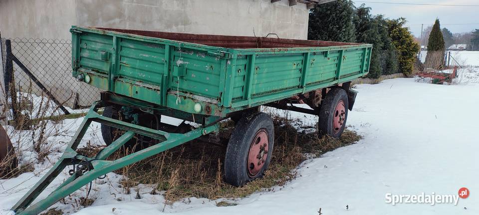 Przyczepa rolnicza Sanok D08 35T 1976r Z uszkodzony mazowieckie Zakroczym