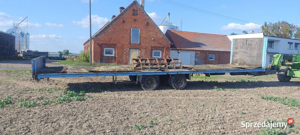 Przyczepa laweta do słomy sprzedam