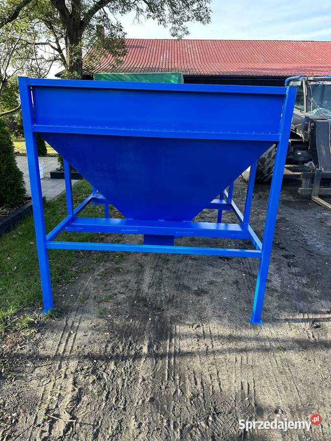 Kosz Zasypowy zasobnik paczkarka lejek GWARANCJA Niedrzew Pierwszy