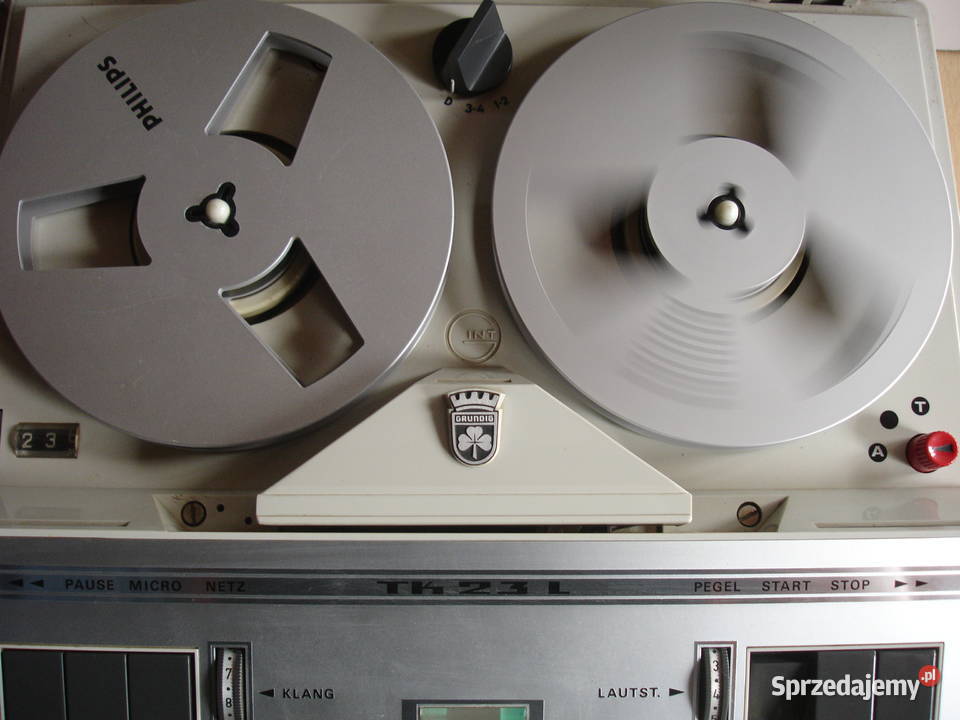 Magnetofon szpulowy GRUNDIG TK23 DE LUXE Magnetofony lubuskie Zielona Góra