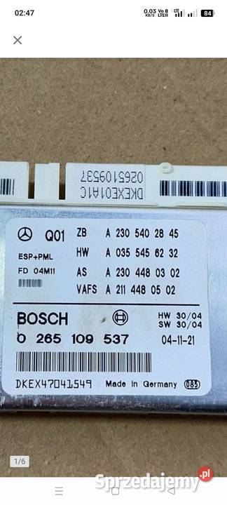 Moduł ESP Sterownik 2305402845 0355456232 osobowe Serock