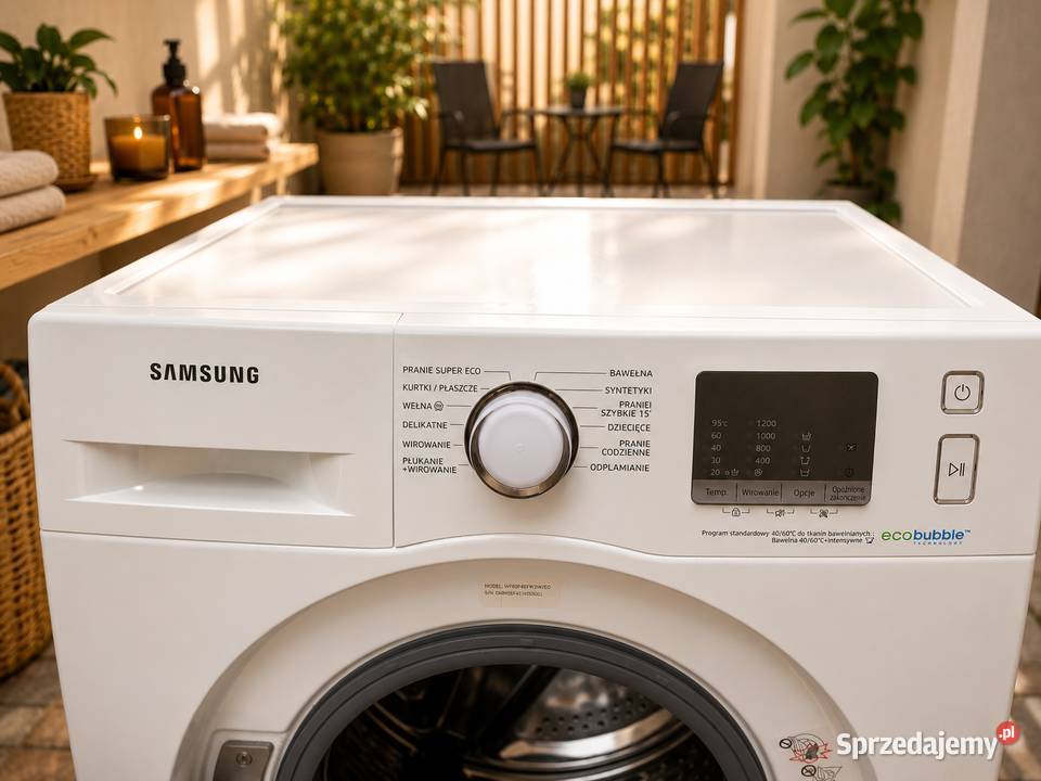 Pralka Samsung EcoBubble WF60F4EFW2W 6 1200 Pralki i suszarki Kalety