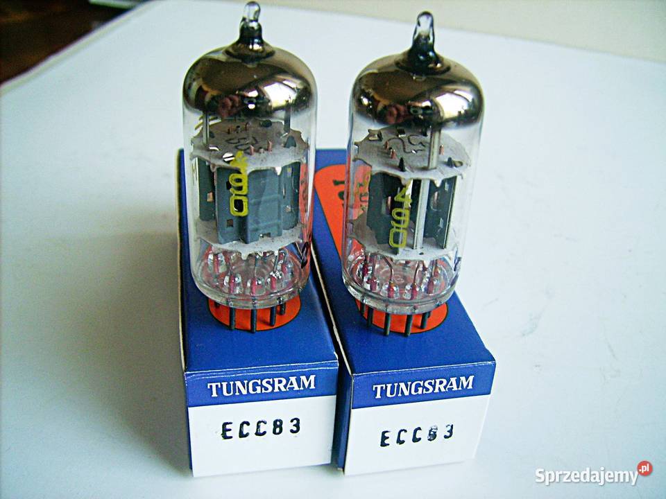 ParaECC83 TUNGSRAM NOS 12AX7 E83CC 1975 Mocne Wzmacniacze i pokrewne Porąbka