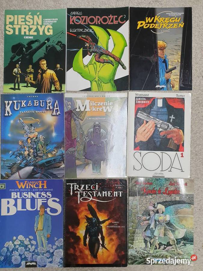 Zestaw komiksów 20 komiksów polskie wydania Gdynia