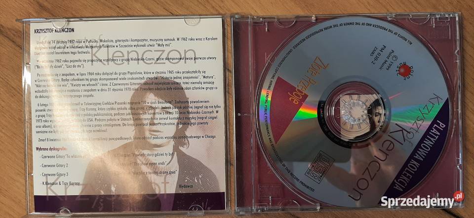 Album Krzysztof Klenczon Złote Przeboje Pabianice