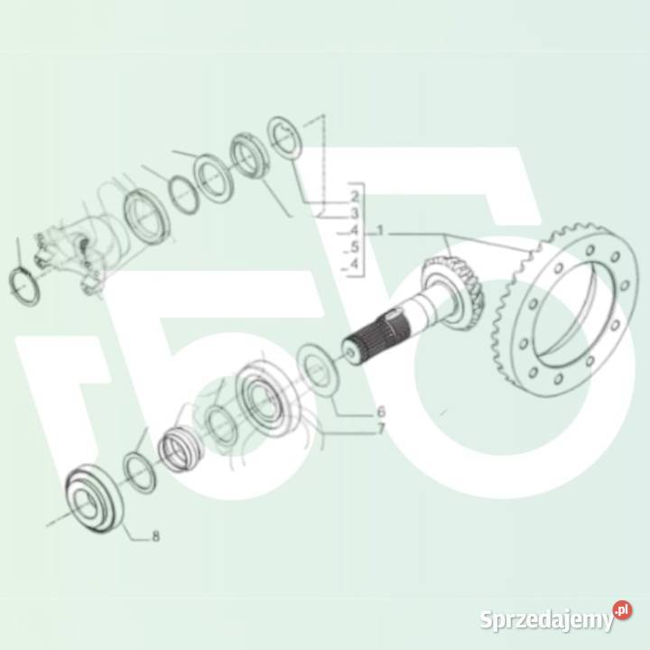 Mechanizm różnicowy 125829 Carraro 84203713 Pozostałe Wilkowo